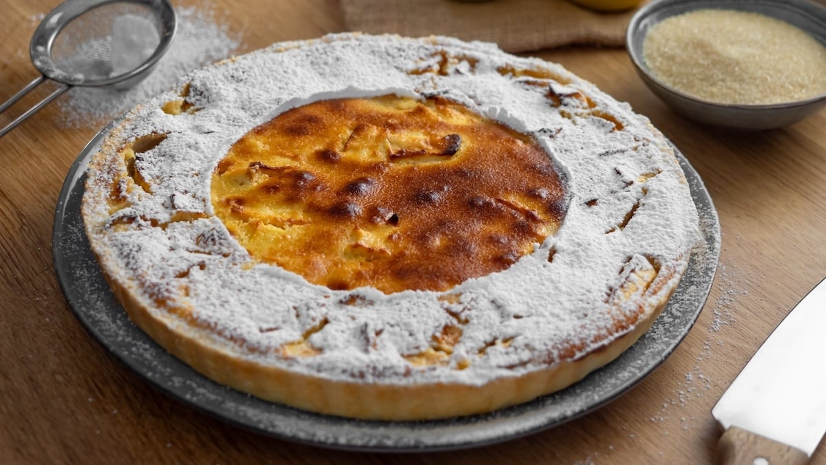 La tarte normande aux pommes, un dessert fondant et gourmand très facile à refaire à la maison !