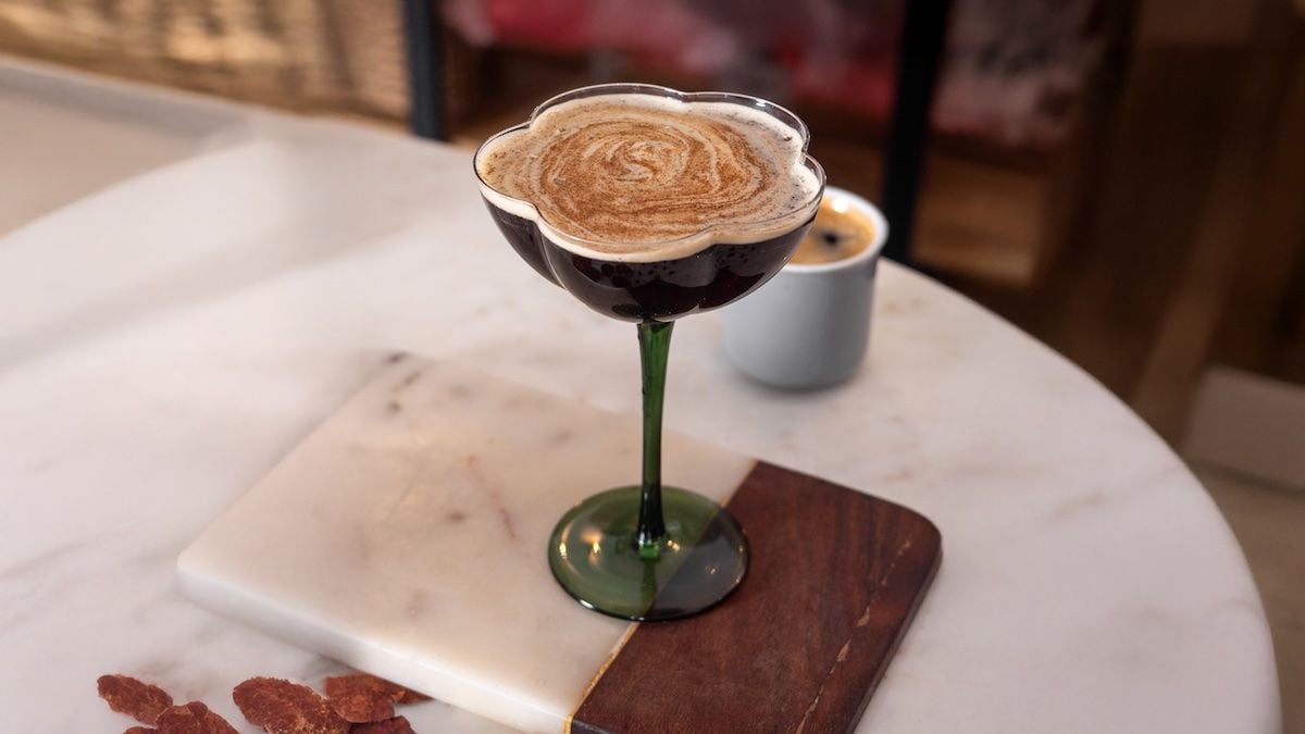 Pumpkin spice espresso martini