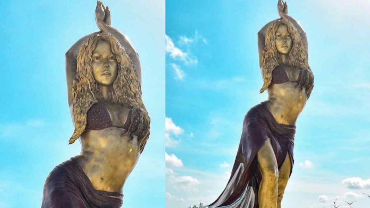 Une statue sublime de Shakira inaugurée à Barranquilla, sa ville natale