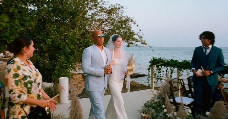 Vin Diesel a accompagné la fille de Paul Walker jusqu'à l'autel le jour de son mariage