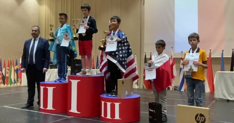 Un Français âgé de 10 ans sacré champion du monde d'échecs, du jamais vu depuis 1991