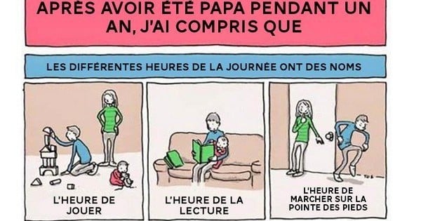 9 illustrations qui montrent à la perfection ce que c'est que d'être un jeune papa !