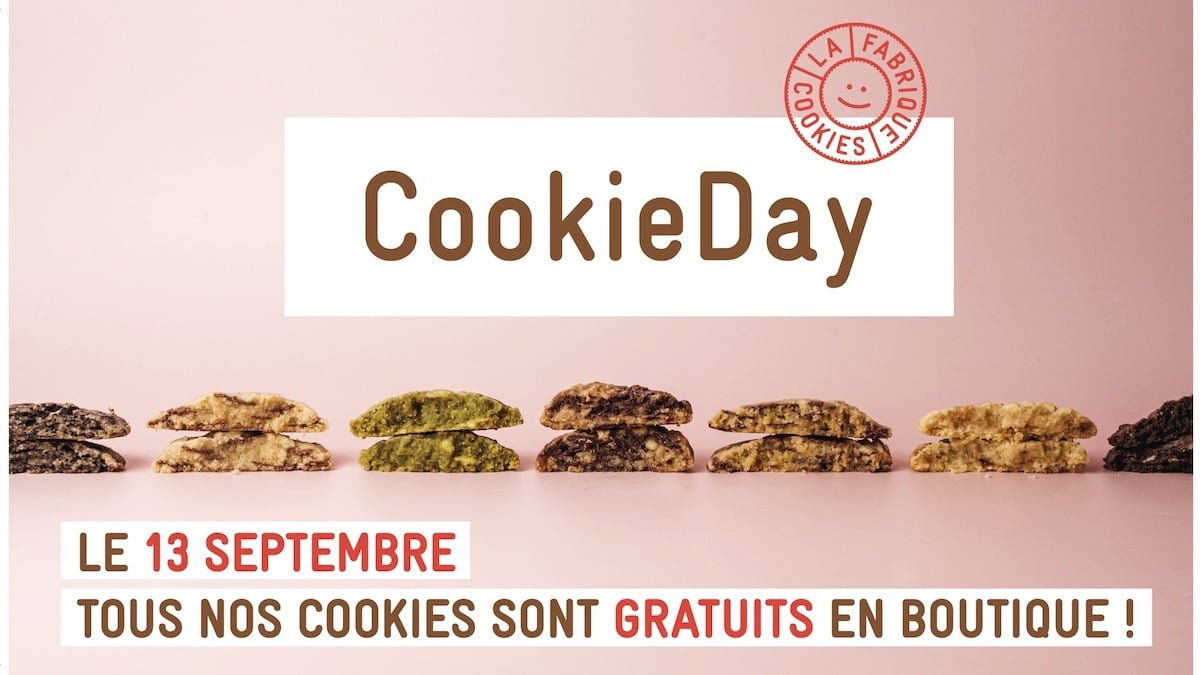 Alerte gourmandise : la Fabrique Cookies va distribuer des milliers de cookies gratuitement le 13 septembre prochain !