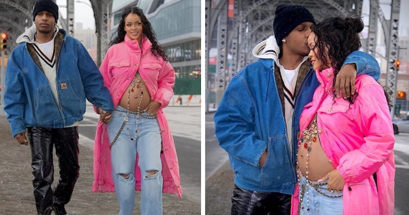 Rihanna enceinte ! Elle affiche son ventre rond dans les rues de New York 