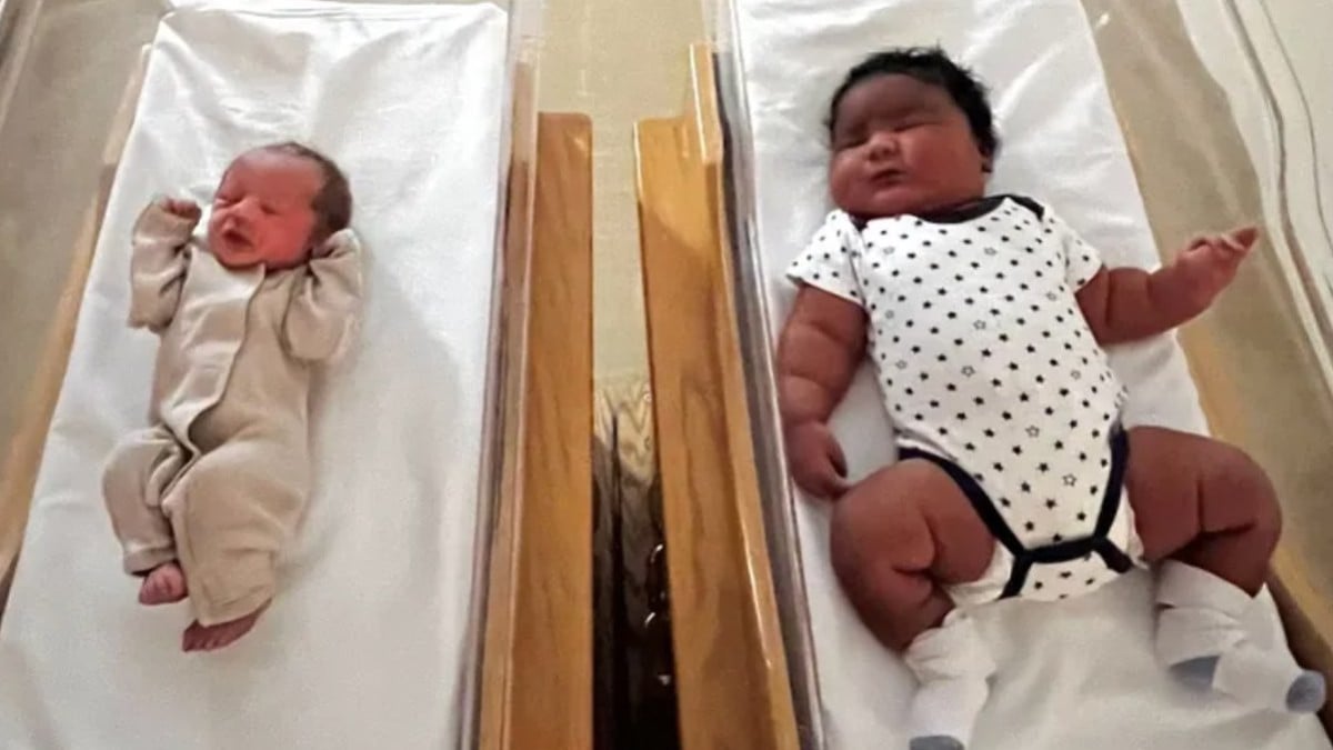 Elle accouche d'un bébé gigantesque, le plus gros jamais enregistré dans cet hôpital 