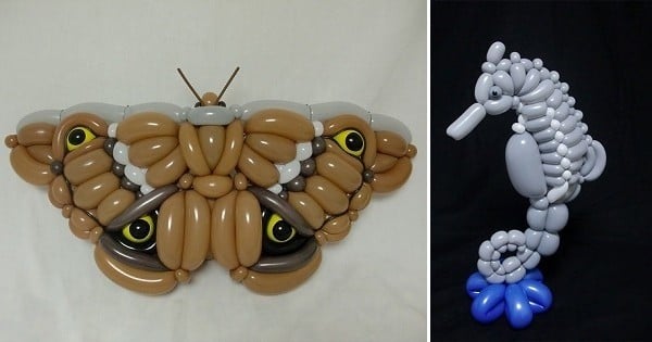Un artiste japonais redonne un nouveau souffle aux sculptures en ballons de baudruche... Ses créations sont incroyables !