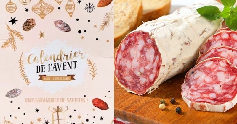 calendrier de l'avent mini-saucissons