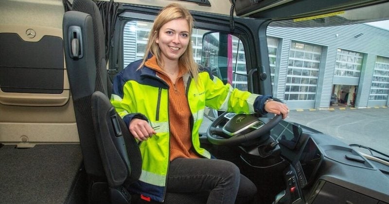 Des toilettes installées dans les poids lourds pour sécuriser les conductrices