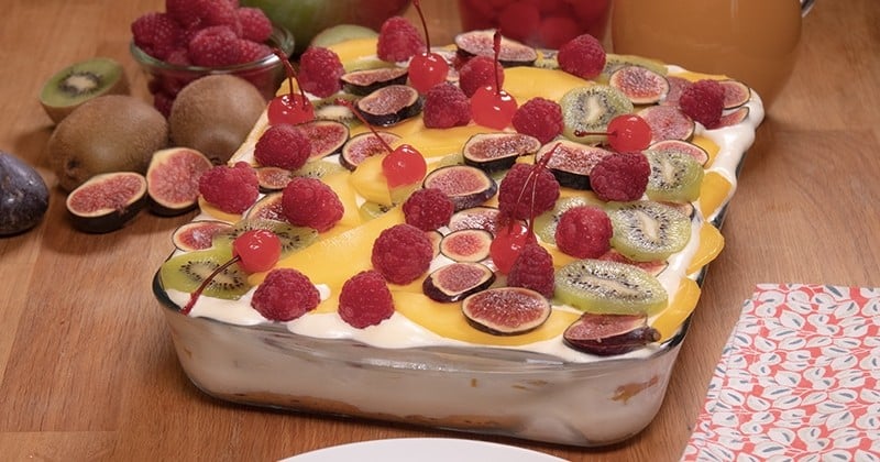 Succombez à la gourmandise du tiramisu, revisité dans une version fruitée