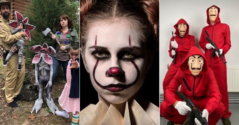 20 Photos : Les meilleurs costumes d'HALLOWEEN de tous les temps !   Costume halloween, Déguisement halloween fait maison, Deguisement halloween  maison