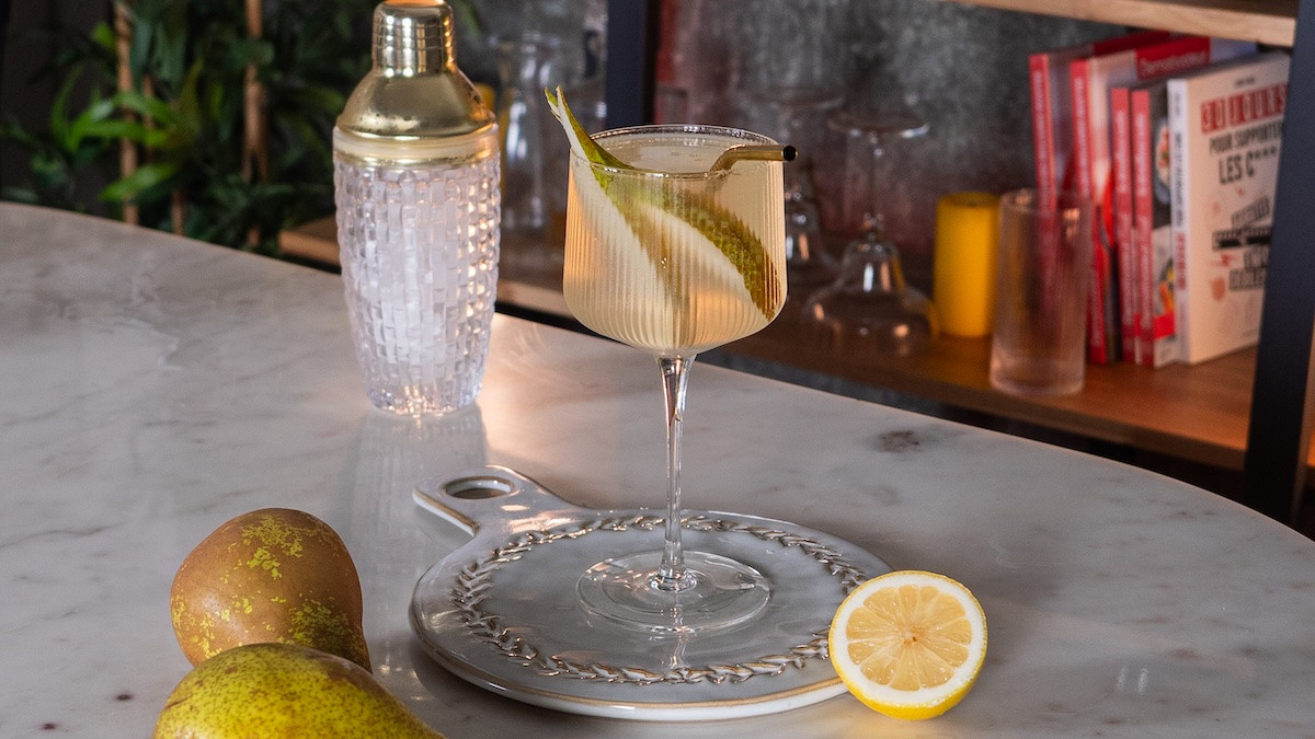 Cocktail Spritz à la poire