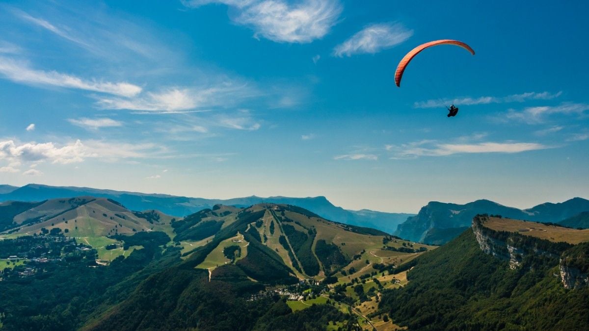 Un parapente