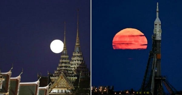 Vous avez raté la super lune d'hier ? Séance de rattrapage avec ces 16 photos sublimes !