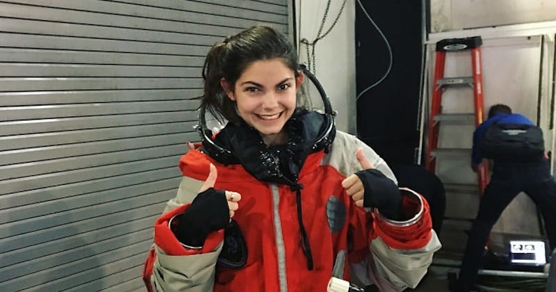 À 17 ans, elle a été choisie par la NASA pour être la première humaine à fouler le sol sur Mars