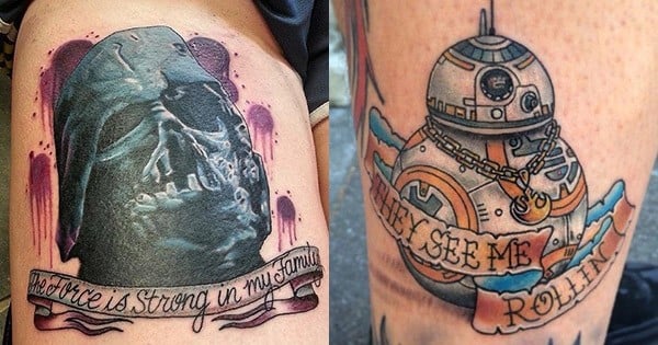 30 tatouages Star Wars que seuls les fans absolus de la saga comprendront !