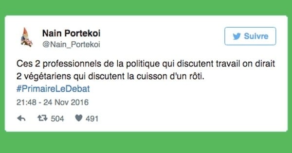 26 tweets à mourir de rire sur le grand débat de la primaire de droite entre Fillon et Juppé