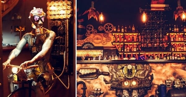 Ce bar « steampunk » va vous en mettre plein les yeux tellement il est beau !