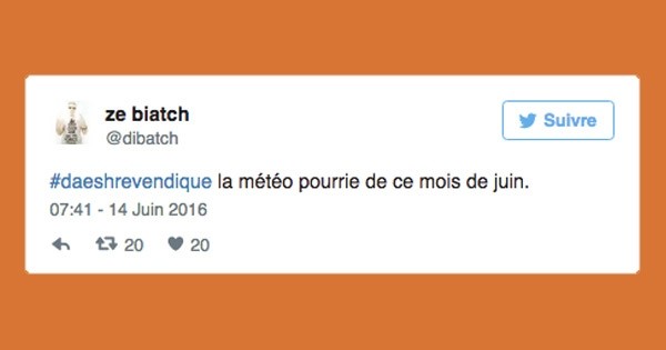 15 tweets drôles sous le hashtag #DaeshRevendique, pour se foutre de la gueule des terroristes