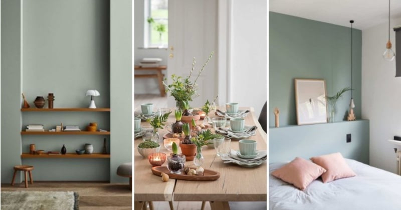 20 façons d'intégrer la couleur vert de gris pour votre intérieur 