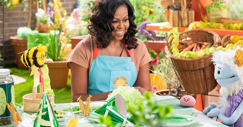 Michelle Obama va présenter une émission de cuisine pour les enfants sur Netflix