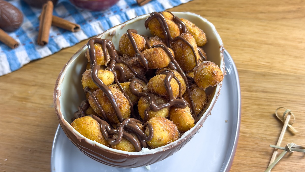 Gnocchis churros au chocolat