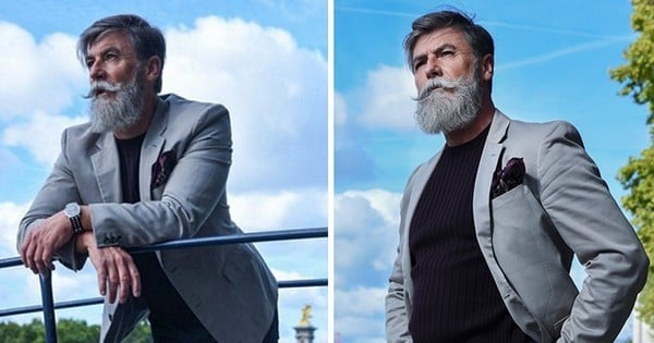À 60 ans, il devient mannequin après s'être fait pousser la barbe !