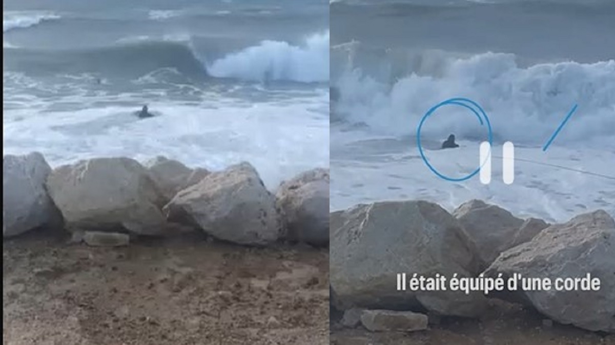 Marseille : deux boxeurs se jettent dans la mer déchaînée pour sauver un homme de la noyade