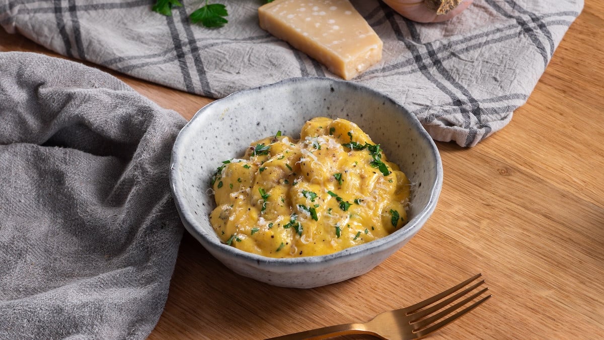 Gnocchis à la crème de butternut