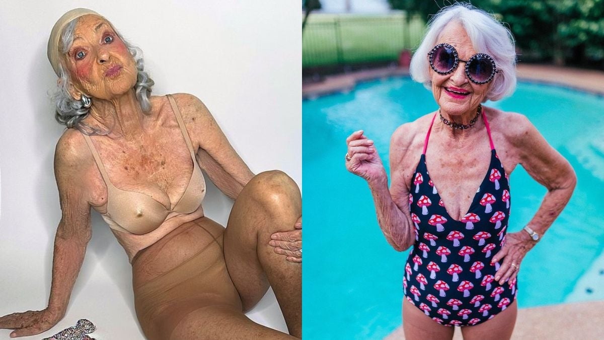 À 94 ans, cette mamie n'a que faire du regard des autres et s'affiche fièrement en tenue sexy sur les réseaux sociaux