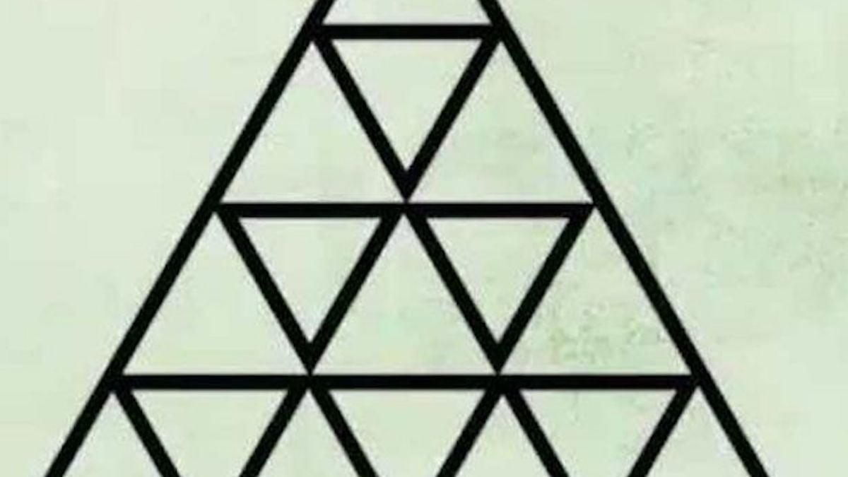 Casse-tête visuel : combien de triangles voyez-vous sur cette image ?