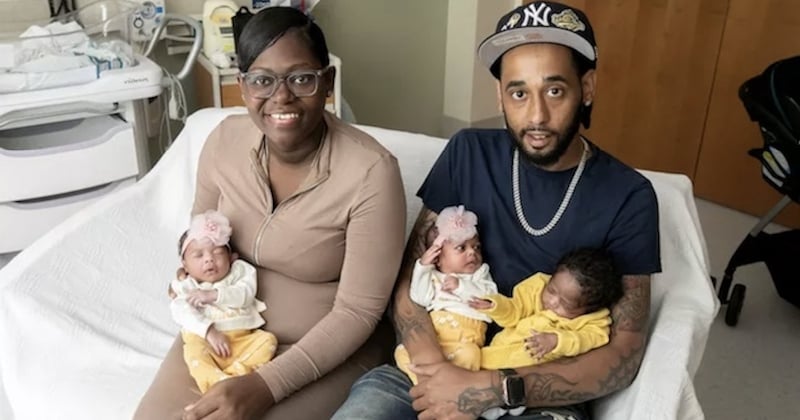 États-Unis : une maman de jumeaux donne naissance à des triplés, un phénomène rare ! 