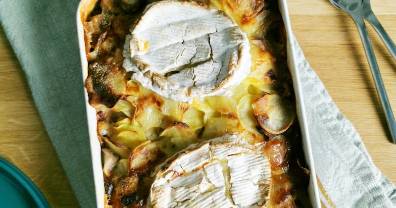 Un gratin de pommes de terre au camembert pour fondre de plaisir !