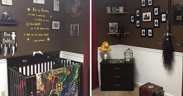 Une maman décide de faire une chambre sur le thème d'Harry Potter pour son futur bébé !