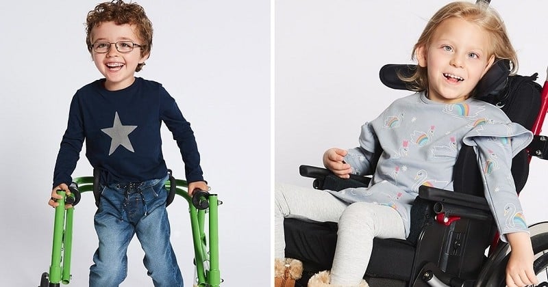 Marks & Spencer dévoile sa première ligne de vêtements exclusivement pensée pour les enfants handicapés