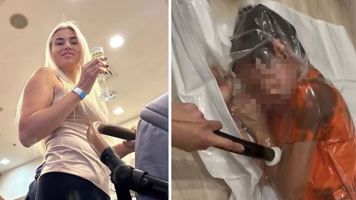 Une influenceuse met son fils dans un sac sous vide et retire l'air avec un aspirateur pour faire rire ses abonnés