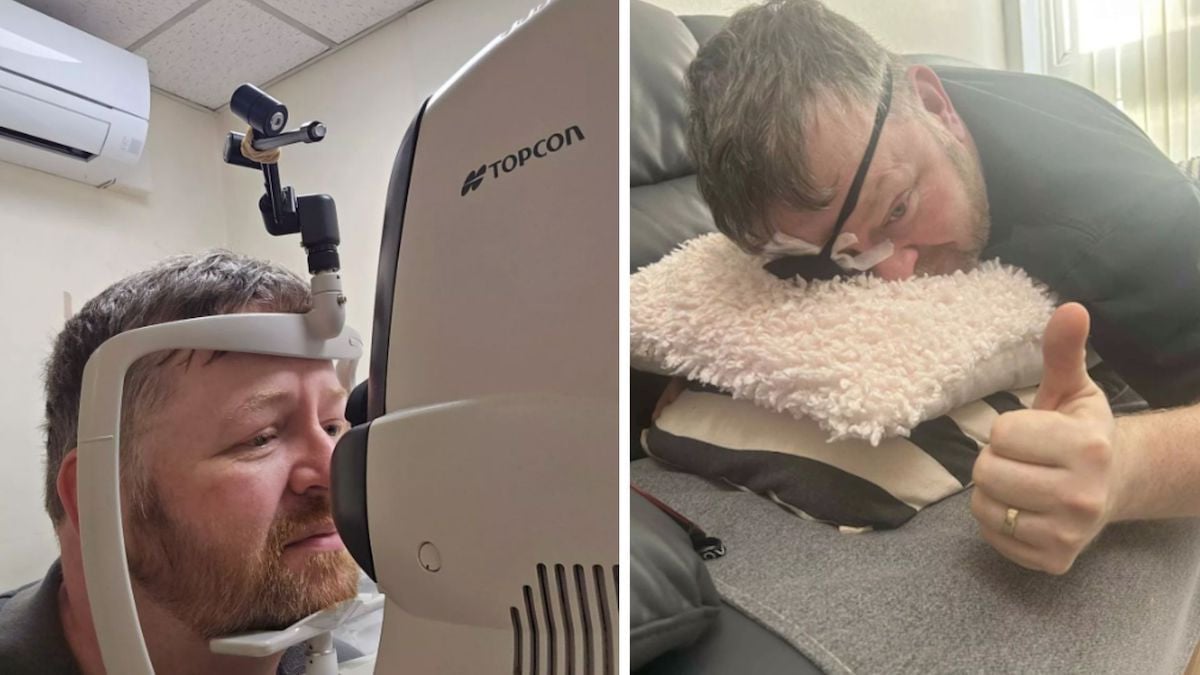 “C'était à la fois hilarant et terrifiant” : opéré des yeux, il hallucine et commence à voir des fortes poitrines partout