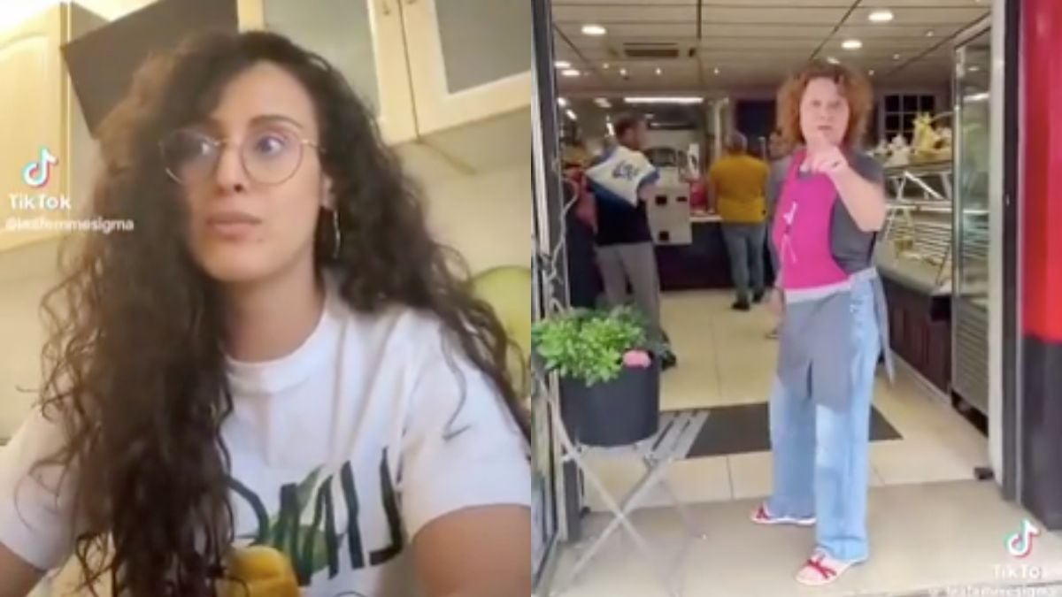 Capture d'écran d'une vidéo, publiée par une influenceuse sur TikTok