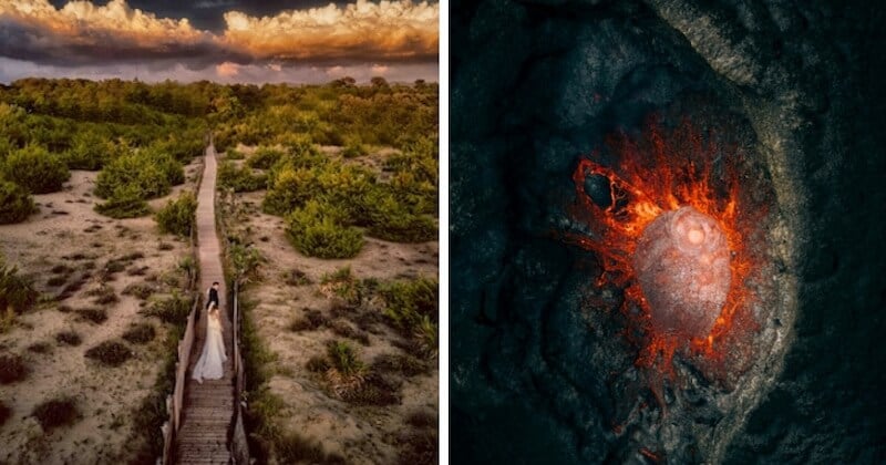 15 photographies aériennes prises par drone à couper le souffle