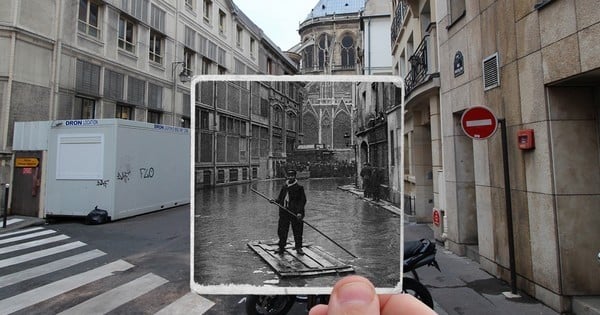 Paris : la crue de la Seine en 2016 Vs. celle de 1910. Les photos sont bluffantes !