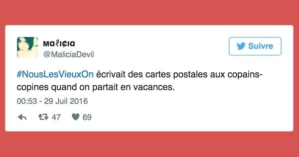 Les 30 meilleurs tweets avec le hashtag #NousLesVieuxOn, nostalgie quand tu nous tiens...