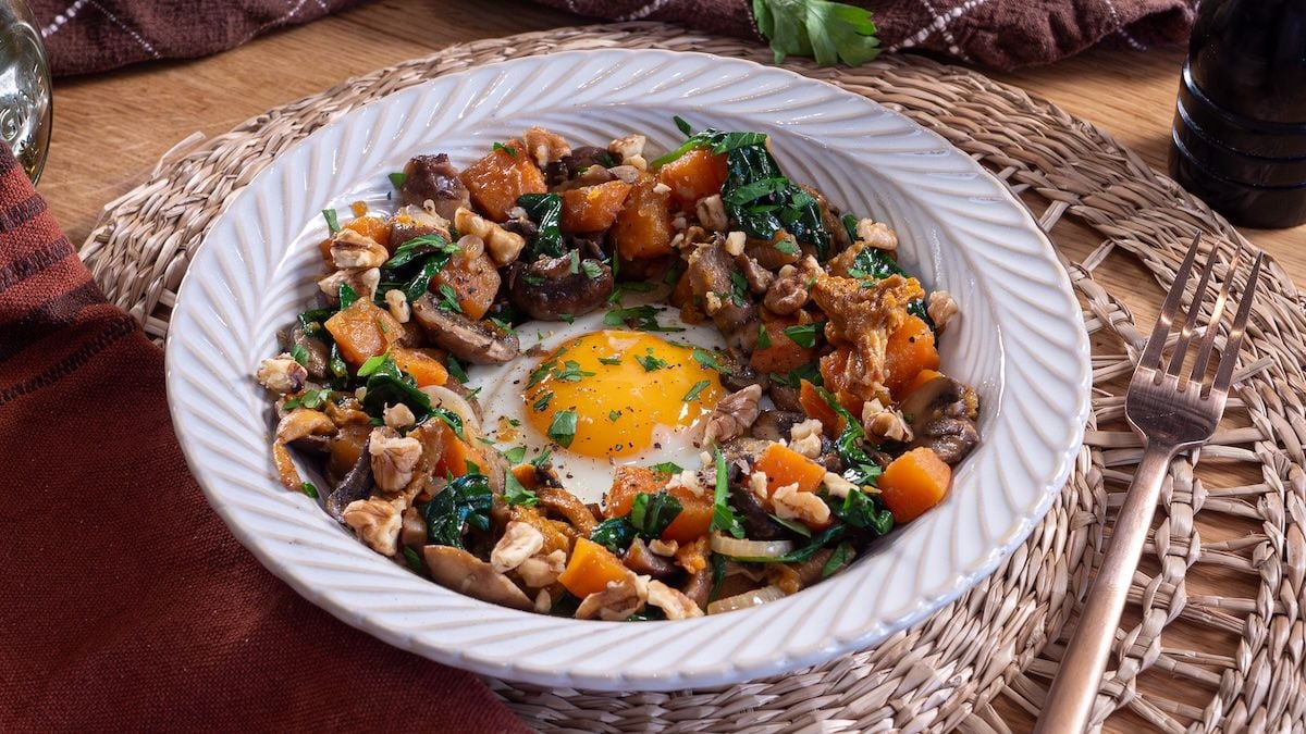 Fondez de plaisir pour les saveurs automnales de cette assiette gourmande et équilibrée !