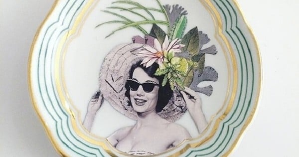 Elle crée des assiettes décoratives façon « vintage pop »... et quelque chose nous dit que vous allez vouloir les mêmes !