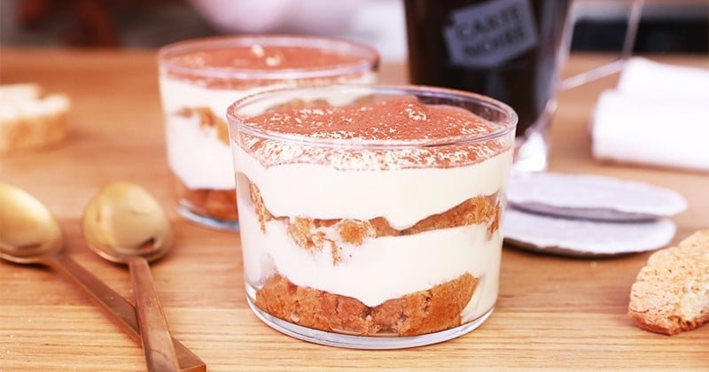 Offrez-vous un café gourmand accompagné d'un onctueux Tiramisu aux canistrelli !