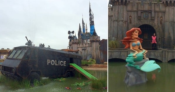 Quand Disney donne des cauchemars : découvrez Dismaland, la vision cauchemardesque de  Banksy… Fascinant !