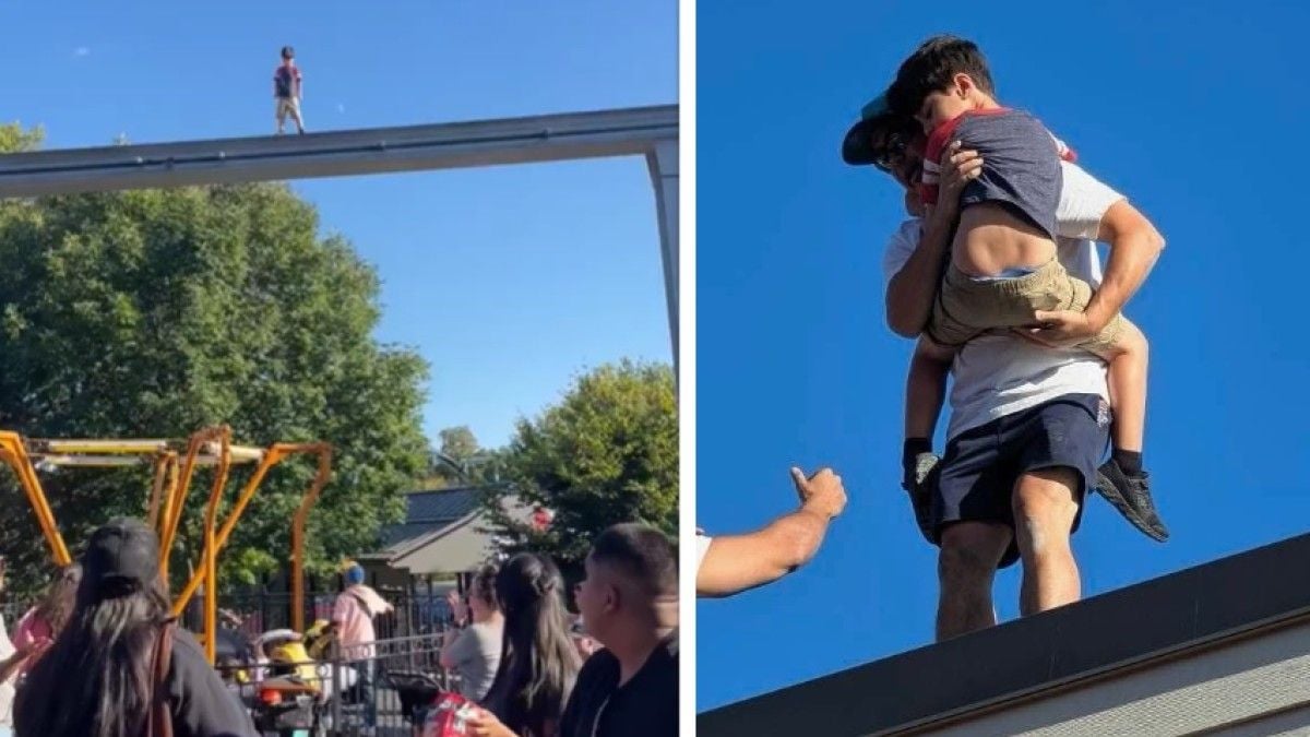 Un homme qualifié de « héros » après avoir sauvé un enfant bloqué sur un monorail à 30 mètres de haut