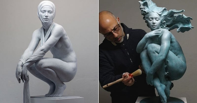 Ce duo d'artistes réalise des sculptures d'un réalisme impressionnant