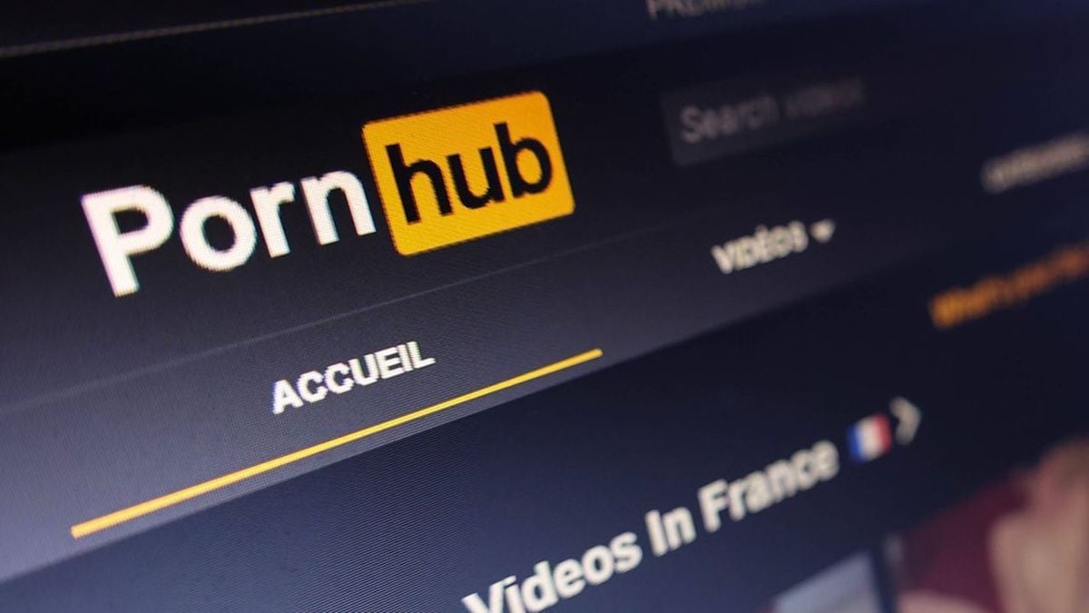 Page d'accueil du site Pornhub