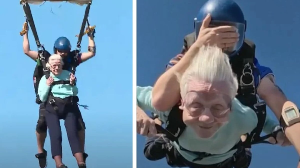 Une femme de 104 ans décède quelques jours après avoir établi un record du monde en parachutisme
