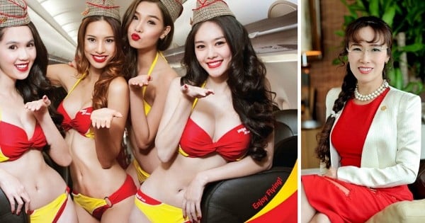 Envoyez-vous en l'air avec VietJet, la compagnie aérienne où les hôtesses sont des mannequins en bikini...