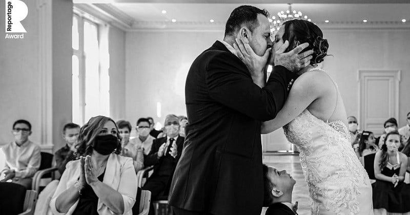 25 photographies de mariage prises pendant la pandémie de coronavirus, preuve que la magie de l'amour subsiste